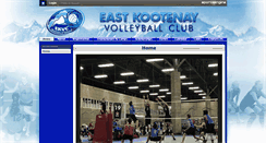 Desktop Screenshot of ekvcvolleyball.com